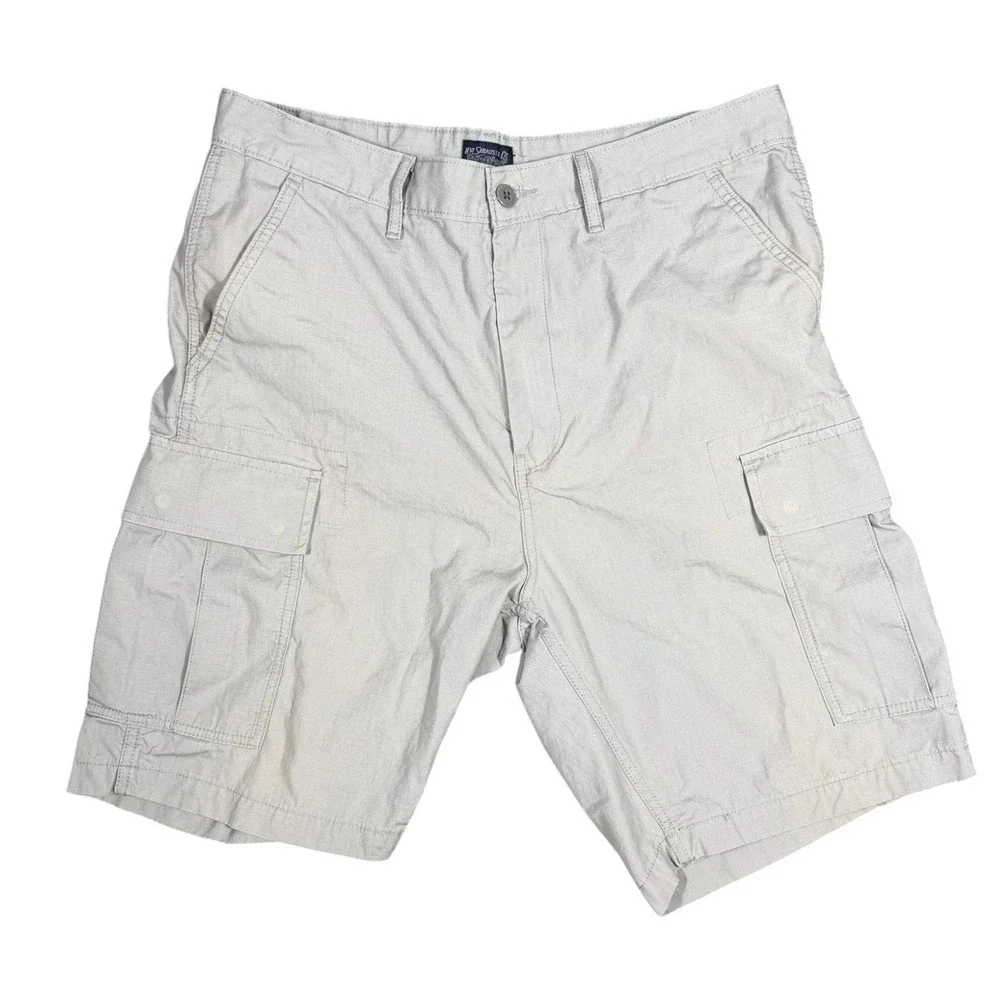 Levi's Cargo Shorts Mens 34 Gray Ripstop Utility Hiking Tactical Casual‎